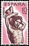 Spain 1962 Berruguete 10 PTS Brown And Pink Edifil 1443. España 1443. Uploaded by susofe